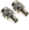 BNC-Buchse auf N-Stecker-Adapter, BNC-Buchse auf N-Stecker-Adapter - Koax-Koppler für Antenne, WiFi, Router, Funkgeräte, Koaxialstecker - 2 Stück