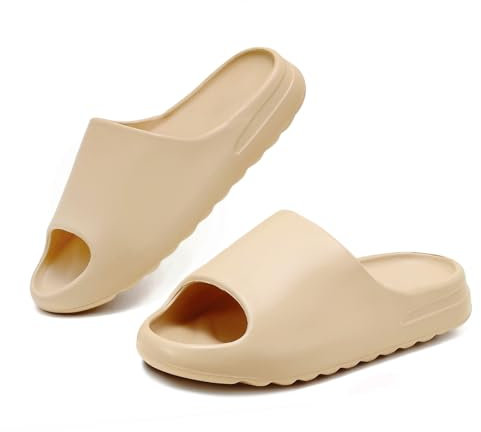 Foinledr Claquette Hommes Claquettes Femme Ete Plage Sandales Homme Pantoufles Femme Confortable Piscine Slide Unisex Foam Slides