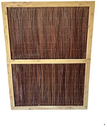 Sichtschutzwand Weide 150 x 180 cm - Sichtschutz Garten Trennwand Büro Natur Raumteiler