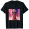 Frauen Meerjungfrau bunte Flossen rosa Sonnenuntergang Reise Insel Geschenk T-Shirt