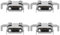 OTOTEC Lot de 4 prises de charge USB de rechange compatibles avec manette Xbox One Dual Sense Argenté
