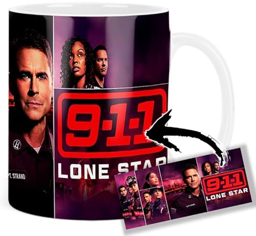 9-1-1 Lone Star Rob Lowe Ronen Rubinstein Jim Parrack Tasse Keramikbecher Mug