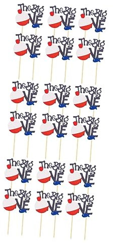 Abaodam 18stücke Fishing Themed Cake Picks Angel- Tortenstecker Für Geburtstagsfeiern Hochzeiten Und Desserts Sicher Für Und Torten-dekoration