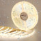 GOMING 24V 15M COB LED Streifen Natürliches Weiß 4000K Wasserdicht IP65 LED Strip 384LED/M LED Band Selbstklebend CRI 93+ Hohe Helligkeit 11000lm Lichtband für Heim Deko(Netzteil nicht Enthalten)