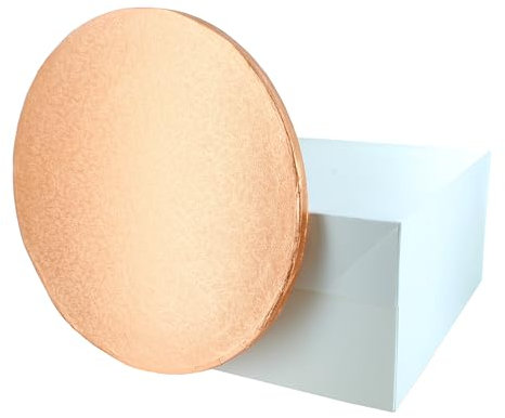 Culpitt Copper Board & Box Set | 12 | White Cake Box & Drum, Transport & Protection Combo