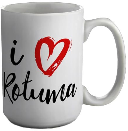 Shopagift I Love Rotuma Mug Fijian Island Day Navigators White 15oz Large Ceramic Cup