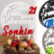Cake Topper Geburtstag Tortenstecker personalisiert mit Namen und Geburtstagszahl Geburtstag Birthday Zahl Kuchen Torte Tortendekoration mit Individuellem Wunschnamen Geburtstagskuchen Torten Deko