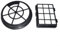 Lot de 2 filtres de rechange pour aspirateur Bosch Serie 2 VXBSGS05V2, filtre d'échappement et filtre de protection du moteur