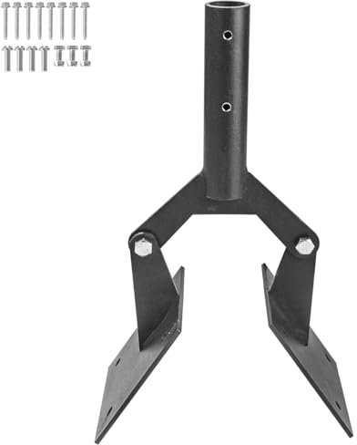 TCHOSUZ Adjustable Aluminum Weathervane Roof Mount, Black Weather Vanes Mount for Roofs Cupola with Mounting Brackets Extension