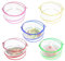 ilauke Fliegenhaube 5er Set, 5 Farben Pop Up Faltbare Fliegenschutz Abdeckhaube für Lebensmittel, Lebensmittel Abdeckung Stabil & Einfach zu Verstauen für Essen, Obst, BBQ, 30x14cm