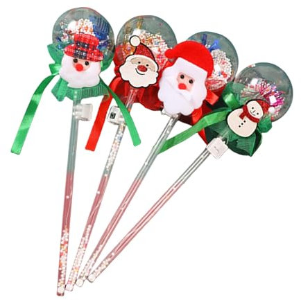 KASFDBMO 4pcs Mehrere Glühen Sternkugel Eleganter Star Glühstäbchen Stall Spaß Für Musikfestivals Und Clubs