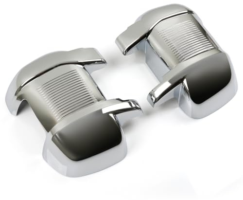 ROBUST Wing Mirror Cover Protectors Left & Right Side Chrome View for Fiat Ducato Peugeot Boxer Citroen Jumper Vauxhall/Opel Movano 2025 Onwards