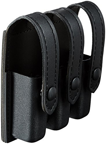 Safariland Duty Gear schwarz Snap Glock 17, 22, 34, 35 Flat Top Slimline Triple Magazin Beutel (STX schwarz)