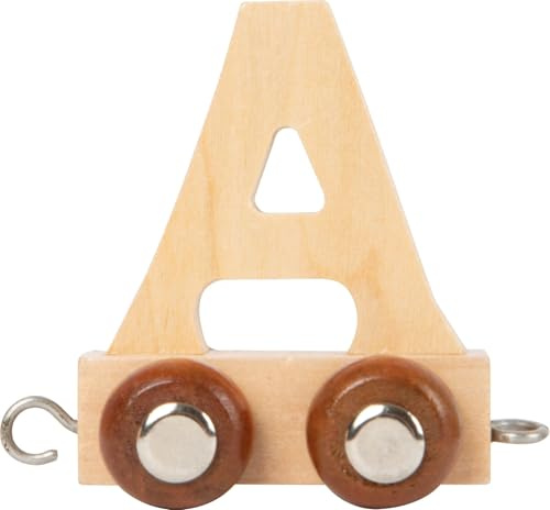 Childrens Personalised Wooden Alphabet Letter Train A-Z Name Set All Letters Available (Letter A)