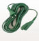 DL SERVICE Cavo Alimentazione 10mt per aspirapolvere Folletto vk 135/136, 14W, Verde