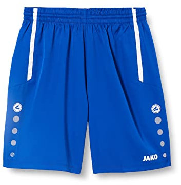 JAKO Kinder Sporthose Turin, Sportroyal/Weiß, 128