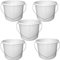 Lot de 5 pots de peinture en plastique 1 l