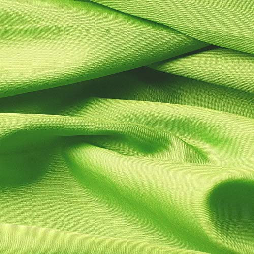 Seidentaft - Stoff Meterware - 27 Farben - Taft - Futterstoff - Deko (apfelgrün)