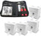 Cat6a Netzwerkdose + Werkzeugset 4x Netzwerk Dose 2x RJ45 Port Datendose ARLI