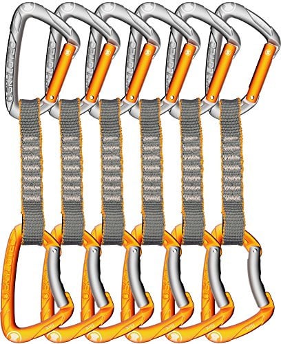 Skylotec Expressset Flint Express 11 cm, gerade/gebogener Schnapper, Anzahl:6er Set