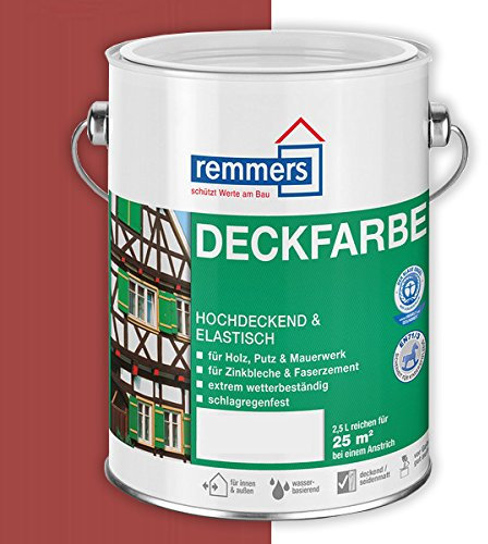 Remmers Deckfarbe (750 ml, schwedischrot)