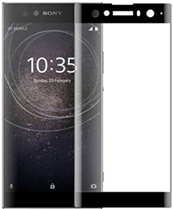 XMTN Sony Xperia XA2 Ultra 6.0 Protection Écran,3D Incurvé Couverture Complète Verre Trempé Protecteur d'Écran de Dureté 9H pour Sony Xperia XA2 Ultra Smartphone (Noir)