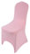 Chair Covers Spandex Universal Slipcovers Dining Chair Cover Wedding Banquet Party Arched Front (Baby Pink, 1)