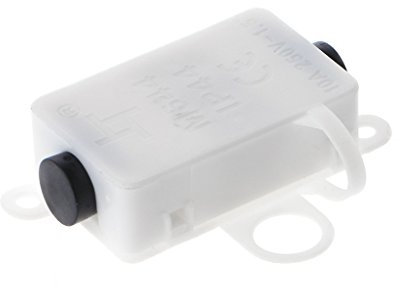 Dabixx 10A 250V CA 3 Broches Boîtier de jonction de connecteur de câble électrique étanche IP44 Blanc Métal 1 pièce x boîte de jonction