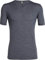 Icebreaker Merino-Skisocken Ski für Herren, mittelhohe Socken, Herren, Mens Solace Ss V, Midnight Navy Hthr, Small