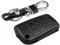 M.JVisun Véritable Cuir Clef Coque Porte-clés pour Volkswagen e-Golf Golf R MK7 Lamando Polo MK6 pour Tiguan Touran L Pliant Clé de Voiture - Cuir - Noir