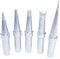 Punte per saldatura, 5 pezzi, per saldatore ET, punte di ricambio per saldatore Weller WES51 WESD51 WE1010NA PES51 (set di 5 punte)