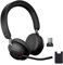 Global Teck Worldwide Jabra Evolve2 65 Wireless Headset Stereo MS, Bluetooth Dongle, Compatible with Zoom, Webex, Smartphones, Tablets, PC/MAC, 26599-999-999, w/Mobile Wallet and Gold Support Plan