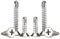 ANSIEDIO Vis Autoforeuse - Vis à Tôle Auto-Perceuses à Tête Phillips Plate Vis Inox M3.9×16mm,50 pcs