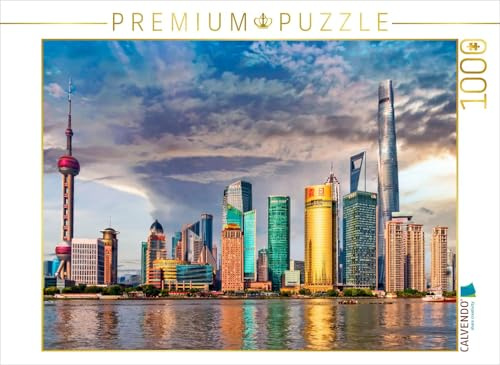 CALVENDO Puzzle Shanghai | 1000 Teile Lege-Größe 64 x 48 cm Foto-Puzzle für glückliche Stunden