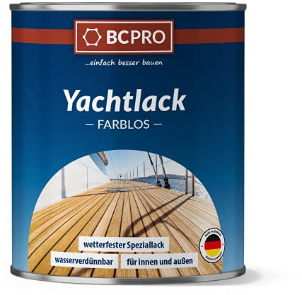 BCPRO Barniz de yate, incoloro (750 ml)