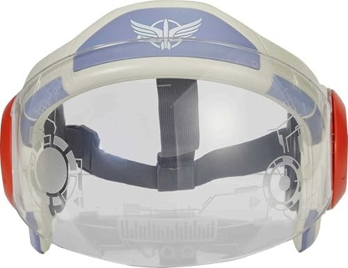 Buzz Lightyear HHJ73 - Space Ranger-Trainingsvisier Kostüm Spielzeug, vom Film inspirierte lila weiß rote Kopfbedeckung für Rollenspiel, Spielzeug Geschenk für Kinder ab 4 Jahren[Exklusiv bei Amazon]