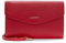 Lazarotti Bologna Leder Clutch | 23 cm mittelgroße Damen Umhängetasche | Hand-Tasche mit abnehmbarem & verstellbarem Schulterriemen