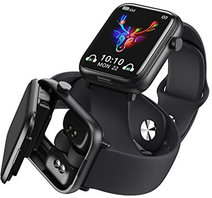 ESSONIO Smartwatch Sport IP67 Wasserdicht,43,3 mm Zifferblatt Voller Touchscreen Fitness-Tracker und Herzfrequenz-Schlafmonitor Valentinstagsgeschenk,Geeignet zum Radfahren, Rudern und Laufen