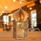 TOPJOWGA Holz Eid Mubarak Tischdekoration, Holz Ramadan Mond Nachtlicht, Ramadan, Dekoration, Ramadan Holz DIY Lampe Licht, Ramadan Dekoration Lichter, Muslimische Festival (A)