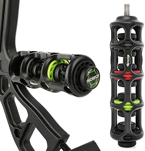 SHARROW Bogenschießen Bogen Stabilisator 6 Zoll 4 Zoll Stoßdämpfer Bogenstabilisator Dämpfung Schalldämpfer für Compound Recurve Bogen Jagd Zubehör (4)
