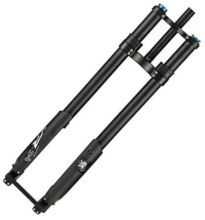 HIMALO Downhill Mountain Bike Suspension Fork 26 27.5 29 DH MTB Inverted Air Fork Travel 160mm Adjustable Rebound Straight Front Fork Double Shoulder Manual Lockout
