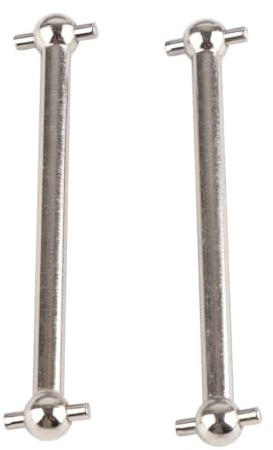 Dioche RC Auto Ersatzteile 1/16 Antriebswelle, 2PCS Metall Hinten Dogbones Antriebswelle für 16889 1/16 RC Auto Ersatzteile Upgrade M16106