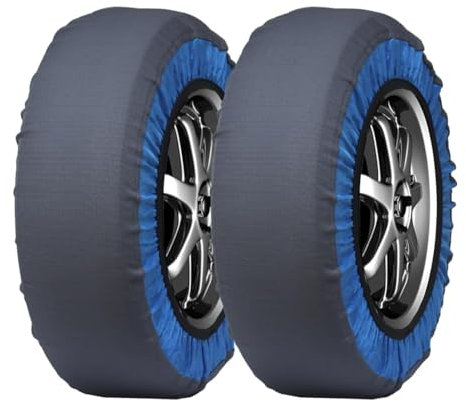 SAITUMA Schneeketten Auto Textilschneekette Washable Schnellmontage BL70