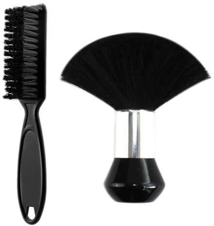 Redwestmelon Neck Duster Brush,Barber Neck Duster Hair Cleaning Dusting Brush, Barber Large Hair Cutting Cleaning Hairbrush Styling Tool for Barbershop and Home