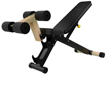 Kleine Hantel-Hantelbank, Heim-Sit-Ups, zusätzliches Fitnessgerät, Sport-Bauch-Hantel-Bank, Fitnessstudio, Übung, Fitness, Rückenbrett, Übungsbank, Fitness-Dum
