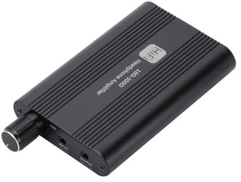 FYOBOT Amplificador de Auriculares HiFi Mini 16-300Ω Amplificador de Auriculares 3,5 mm AUX Receptor de Audio Reproductor de Música Amplificador de Auriculares