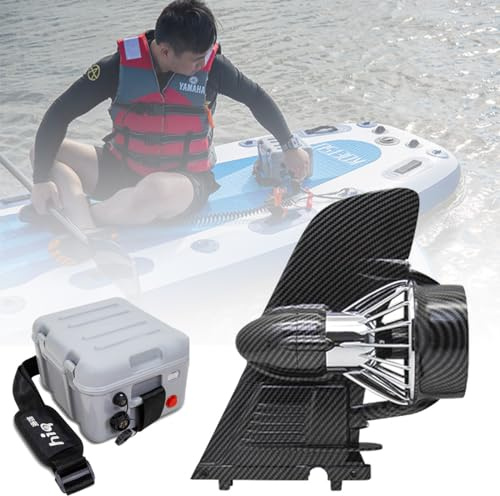 Tavola da Surf elettrica con propulsore 24V, Pinna elettrica Subacquea, tavola da Surf con Pinna motorizzata elettrica SUP, Motore per Pesca alla traina con Pinna