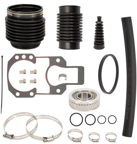 Anlseiod 30-803099T1 Faltenbalgsatz für Mer-Cruiser Alpha 1 Gen 2 mit Kardanlager Bellows Transom Kit für Mer-Cruiser Mer-cury Mercruiser Alpha 1 Gen 2 Heckantriebsmotoren