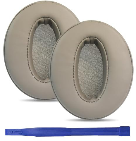 umvowuxa Replacement Earcups Ear Pads for Sennheiser HD 4.50BT HD 4.50BTNC HD 4.40BT HD 4.50SE HD 4.30G HD 4.20S HD 450BT HD 458BT HD 450 HD 400S HD 350BT HD300 HD4.50 Protein Leather(Champagne)