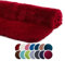 liebling Superior Badteppich mit Anti-Rutsch-Beschichtung, 100% Polyester (Mikrofaser), 70 x 120 cm, 30 Grad waschbar, Fußbodenheizung geeignet, Farbe: Bordeaux